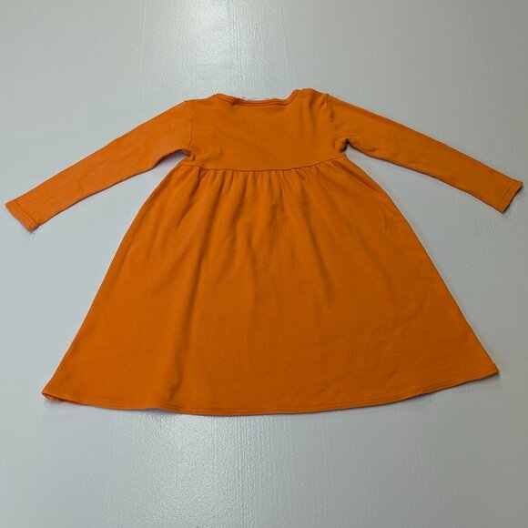 Lolly Wolly Doodle Size 5/6 Halloween Pumpkin Dress Orange - Picture 10 of 10
